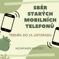 Pojďme odevzdat staré mobily a přispět na dobrou věc!