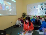 Videokonference s italskými školáky - V. A