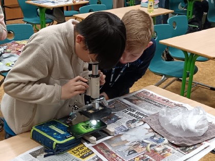 Mikroskopování u šesťáků