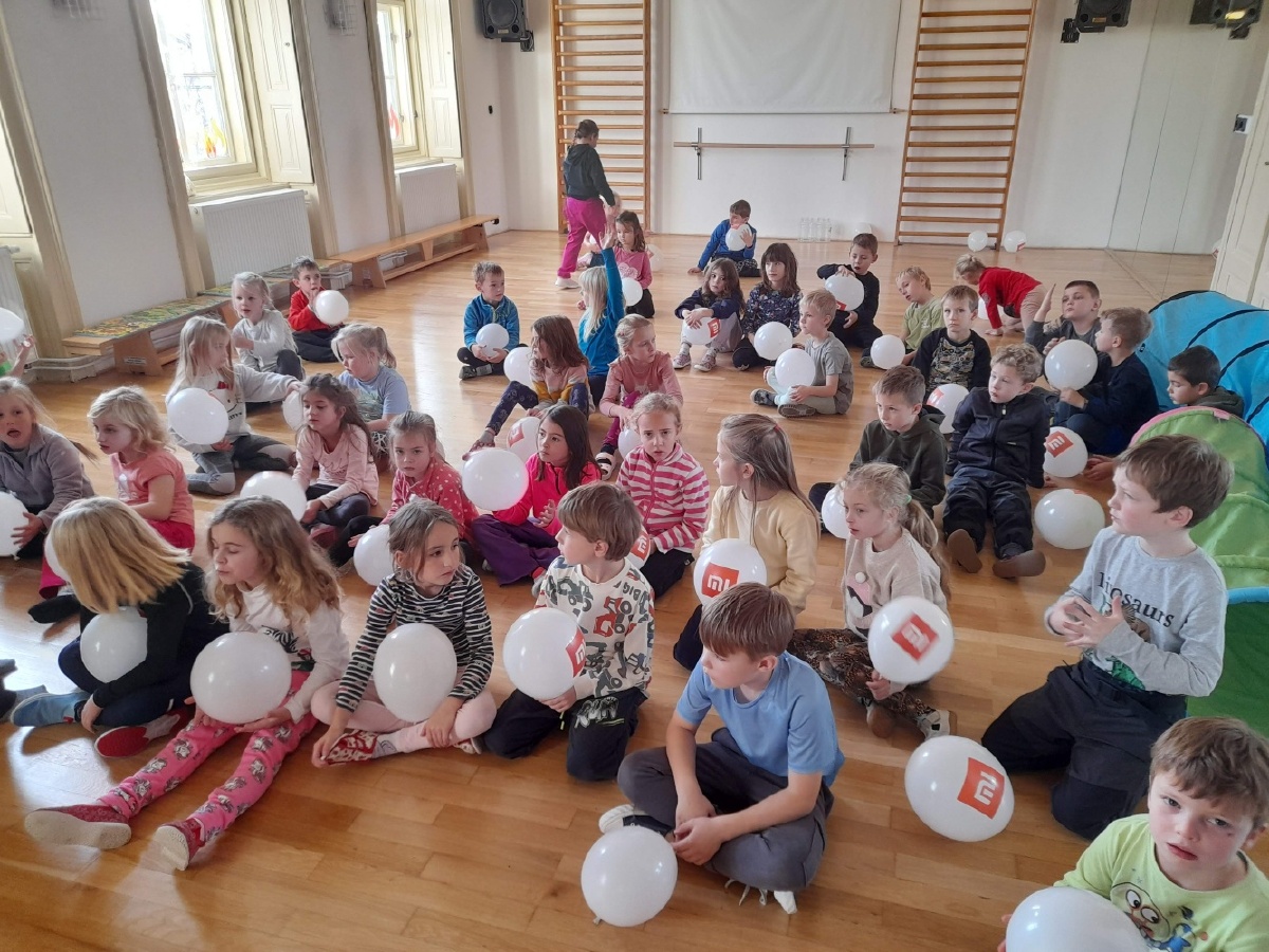 O projektovém dni byli prvňáčci v pohybu