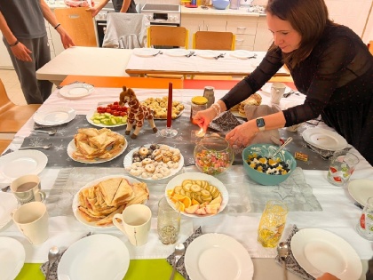 Vánoční besídka VII. C ve slavnostní atmosféře