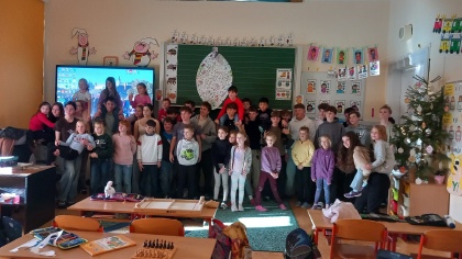 Vánoční návštěva IX. C ve II. C