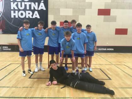 Florbalová utkání hochů - stříbrné medaile a čtvrté místo