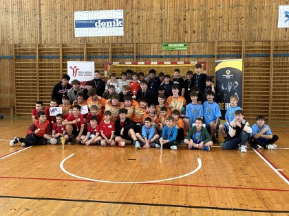 Stříbrné medaile z okresního kola házené chlapců