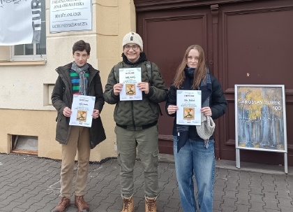 Třetí místo v dějepisné olympiádě vybojoval Ondra Netolický